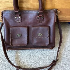Love 41 brown leather bag